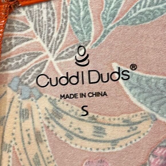 Cuddl Duds Parrot Pineapple Wide Leg Flexwear Jumpsuit Small - Picture 3 of 6